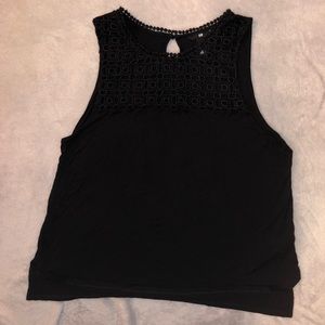 Black Stylish Tank Top